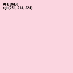 #FBD6E0 - Pig Pink Color Image