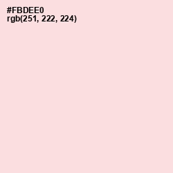 #FBDEE0 - We Peep Color Image