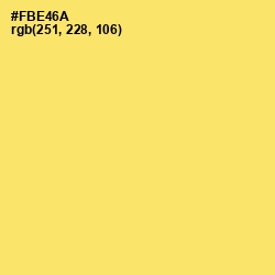 #FBE46A - Festival Color Image