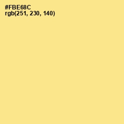 #FBE68C - Sweet Corn Color Image