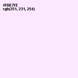 #FBE7FE - Blue Chalk Color Image