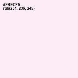 #FBECF5 - Amour Color Image