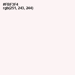 #FBF3F4 - Fantasy Color Image