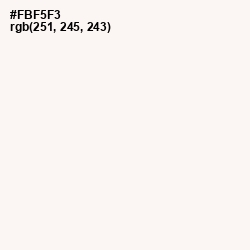 #FBF5F3 - Spring Wood Color Image