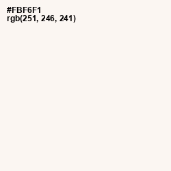 #FBF6F1 - Spring Wood Color Image