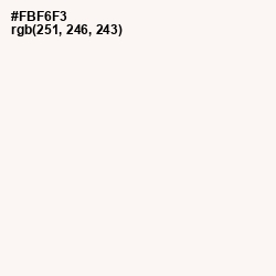 #FBF6F3 - Spring Wood Color Image