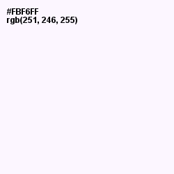 #FBF6FF - Magnolia Color Image