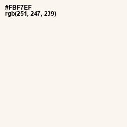 #FBF7EF - Seashell Peach Color Image