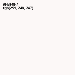 #FBF8F7 - Desert Storm Color Image