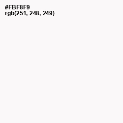 #FBF8F9 - Hint of Red Color Image