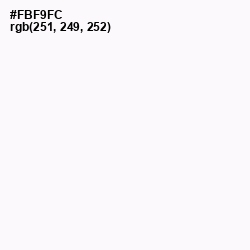#FBF9FC - Alabaster Color Image
