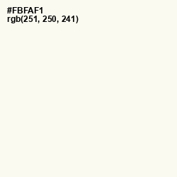 #FBFAF1 - Bianca Color Image