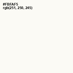 #FBFAF5 - Desert Storm Color Image