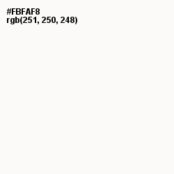 #FBFAF8 - Hint of Red Color Image