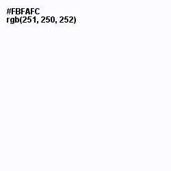 #FBFAFC - Alabaster Color Image