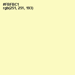 #FBFBC1 - Beeswax Color Image