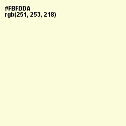 #FBFDDA - Moon Glow Color Image