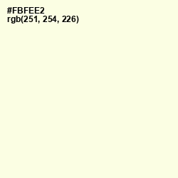 #FBFEE2 - Hint of Yellow Color Image