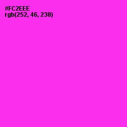 #FC2EEE - Razzle Dazzle Rose Color Image