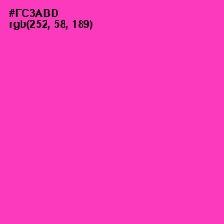 #FC3ABD - Persian Rose Color Image