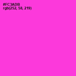 #FC3ADB - Razzle Dazzle Rose Color Image