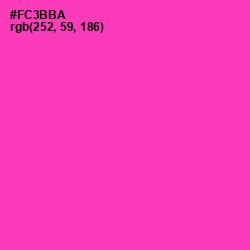 #FC3BBA - Persian Rose Color Image