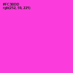#FC3BDD - Razzle Dazzle Rose Color Image