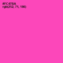 #FC47BA - Brilliant Rose Color Image