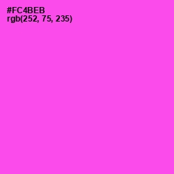 #FC4BEB - Pink Flamingo Color Image