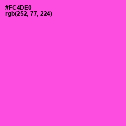 #FC4DE0 - Pink Flamingo Color Image
