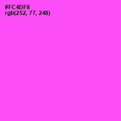 #FC4DF8 - Pink Flamingo Color Image