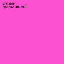 #FC50D1 - Orchid Color Image