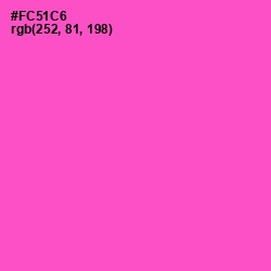 #FC51C6 - Orchid Color Image