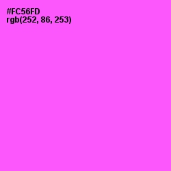 #FC56FD - Pink Flamingo Color Image