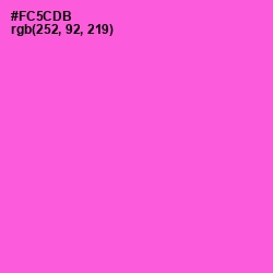 #FC5CDB - Pink Flamingo Color Image