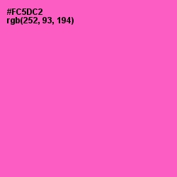 #FC5DC2 - Orchid Color Image