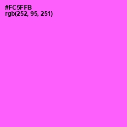 #FC5FFB - Pink Flamingo Color Image