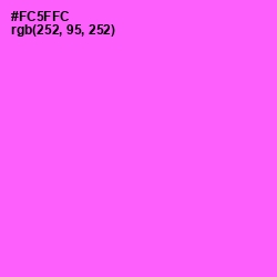 #FC5FFC - Pink Flamingo Color Image