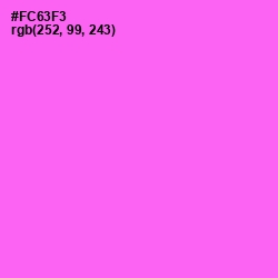 #FC63F3 - Pink Flamingo Color Image