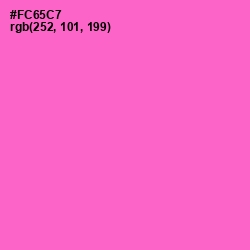 #FC65C7 - Orchid Color Image