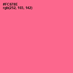 #FC678E - Froly Color Image