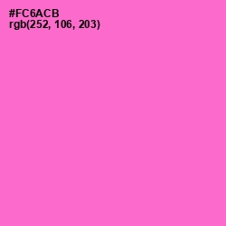 #FC6ACB - Orchid Color Image