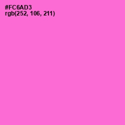 #FC6AD3 - Orchid Color Image