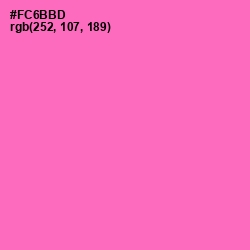 #FC6BBD - Hot Pink Color Image