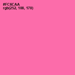 #FC6CAA - Hot Pink Color Image