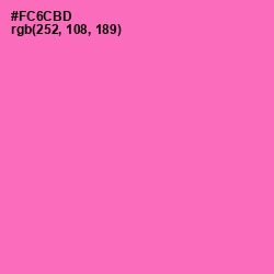 #FC6CBD - Hot Pink Color Image