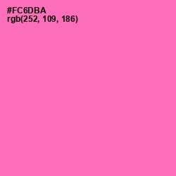 #FC6DBA - Hot Pink Color Image