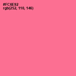 #FC6E92 - Froly Color Image