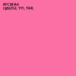 #FC6FA4 - Hot Pink Color Image