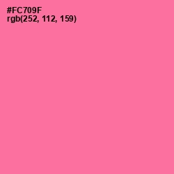 #FC709F - Deep Blush Color Image